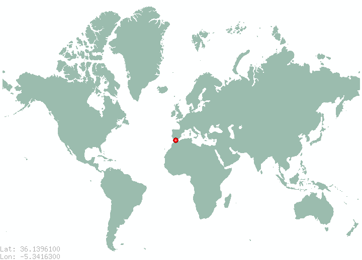 Catalan Bay in world map